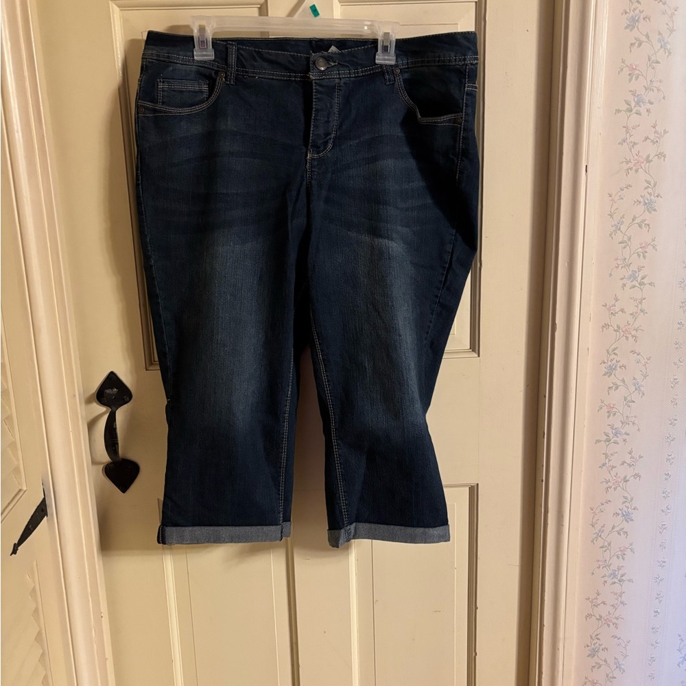 Women's Blue Jean Capris